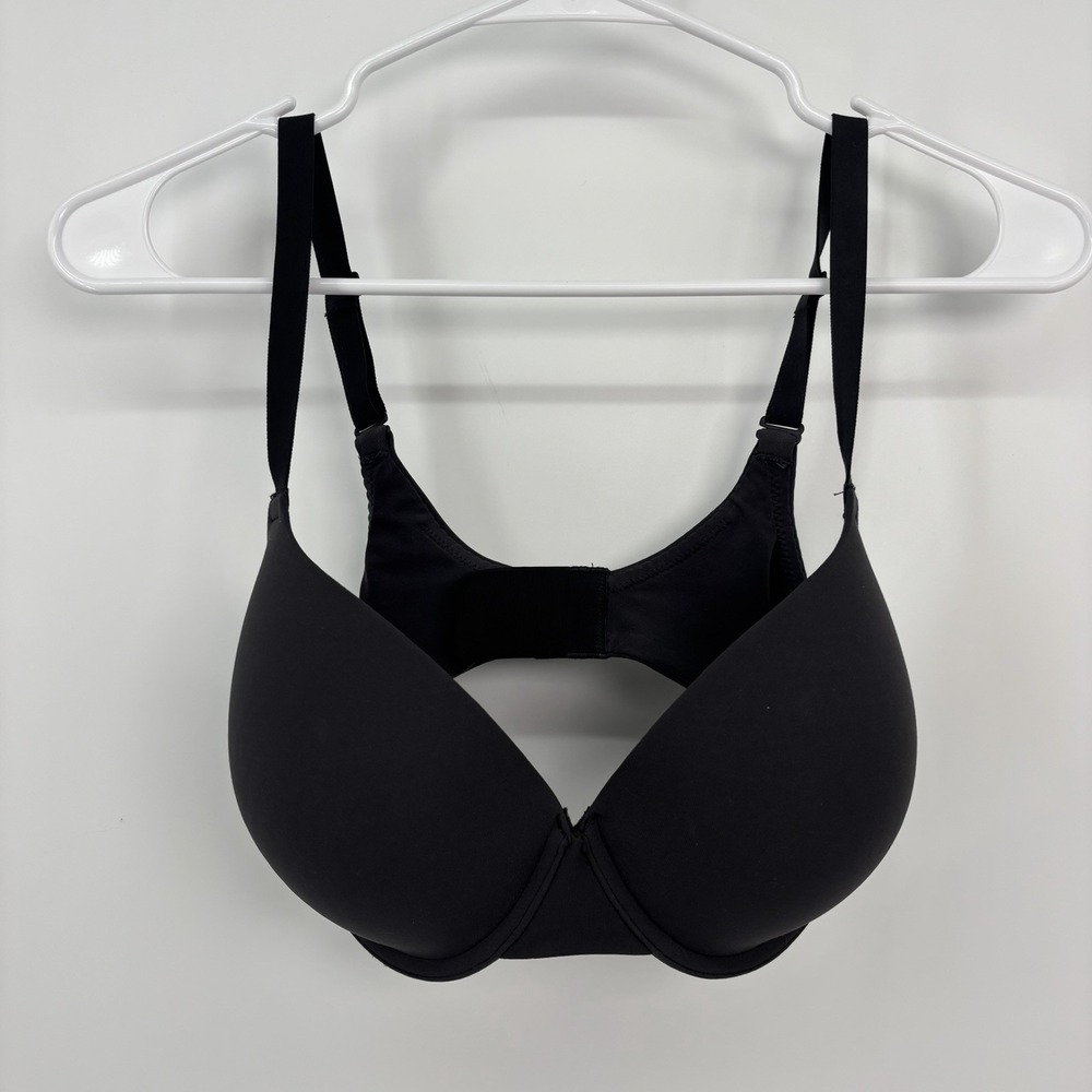 Skims Fits Everybody T Shirt Bra Black Womens Size 34DD